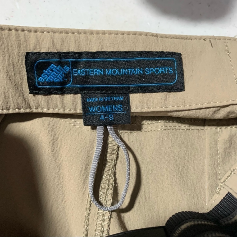 Eastern Mountain Pants Trail Hiking Women's 4S tan Nylon - Picture 3 of 5